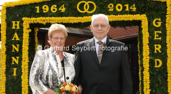 Goldhochzeit Walbeck Gerhard und Hanni Peeters